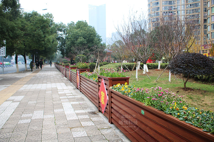 公園廣場(chǎng)花箱江西南昌案例
